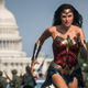 Gal Gadot as Wonder Woman.